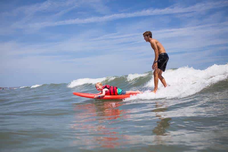 Peter Melhado with Isla Surf School on Folly Beach