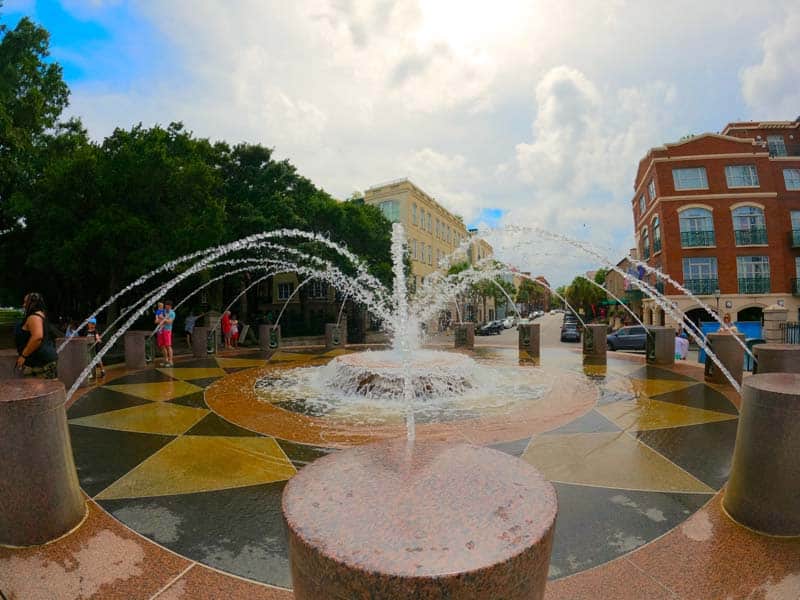 Play fountain in Charleston.