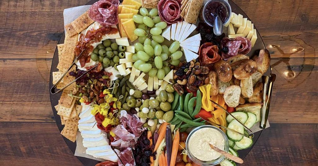Charcuterie board for a bachelorette party in Charleston, SC.