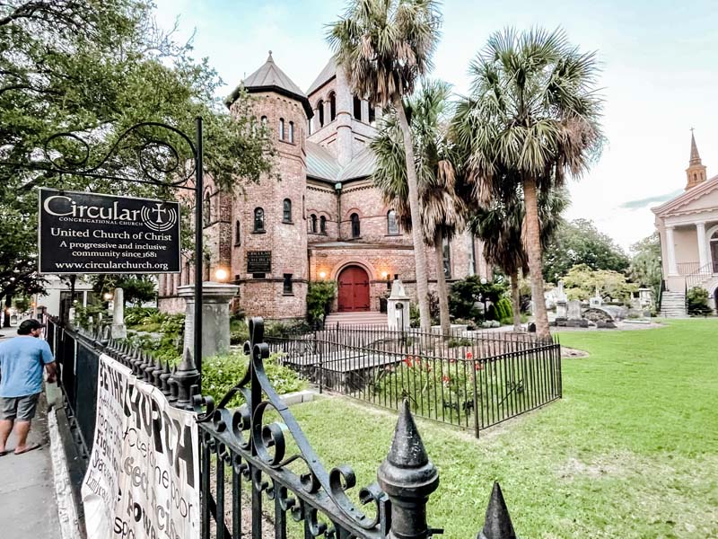 The Circular Congregational Church is a historic church building at 150 Meeting Street in Charleston, South Carolina.