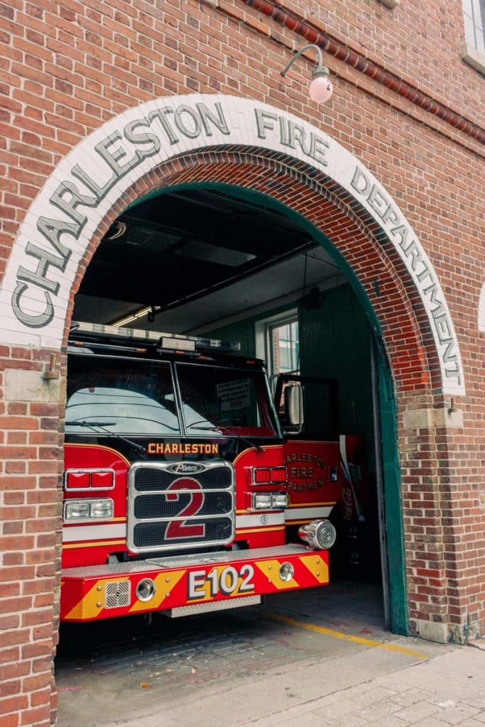 Charleston Fire Department—ready to go.